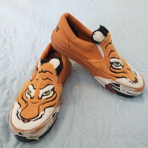 Vans Orange Tiger Kids Sneakers